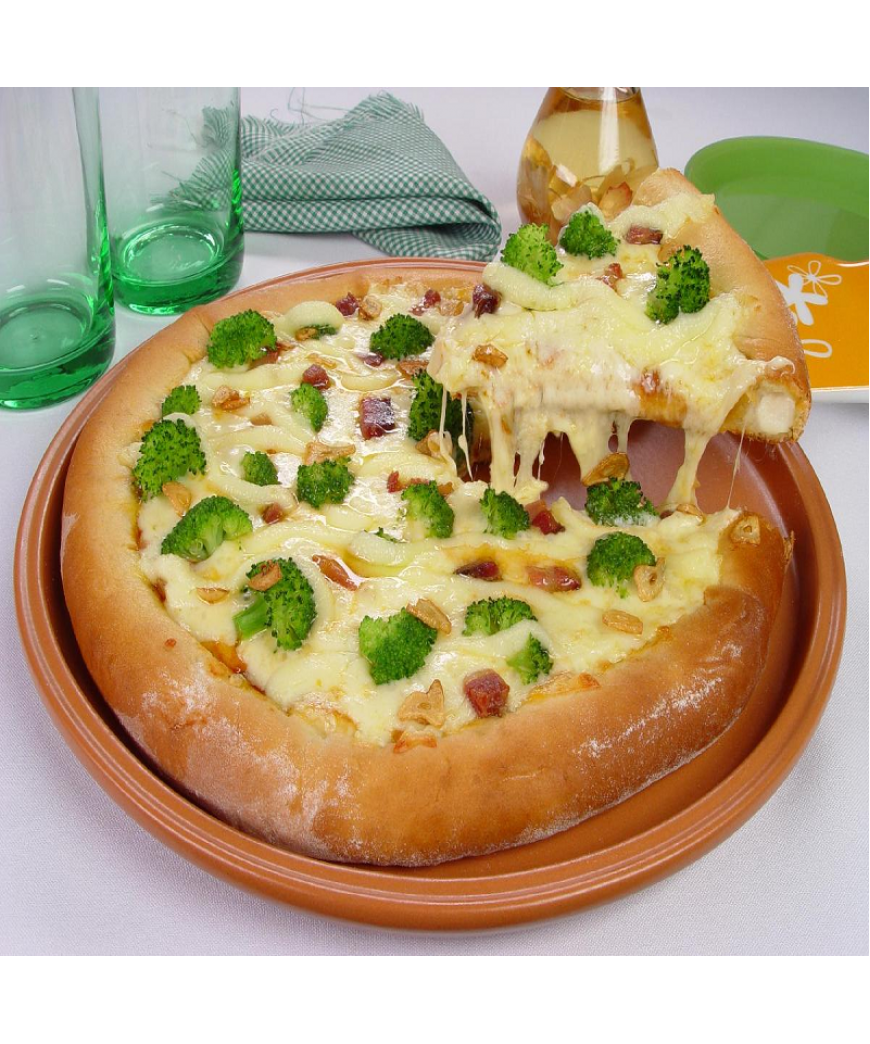 Pizza Bacon com Requeijão