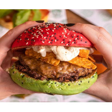 Artesanal  1 Hambúrguer e Doritos