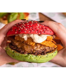 Artesanal  1 Hambúrguer e Doritos