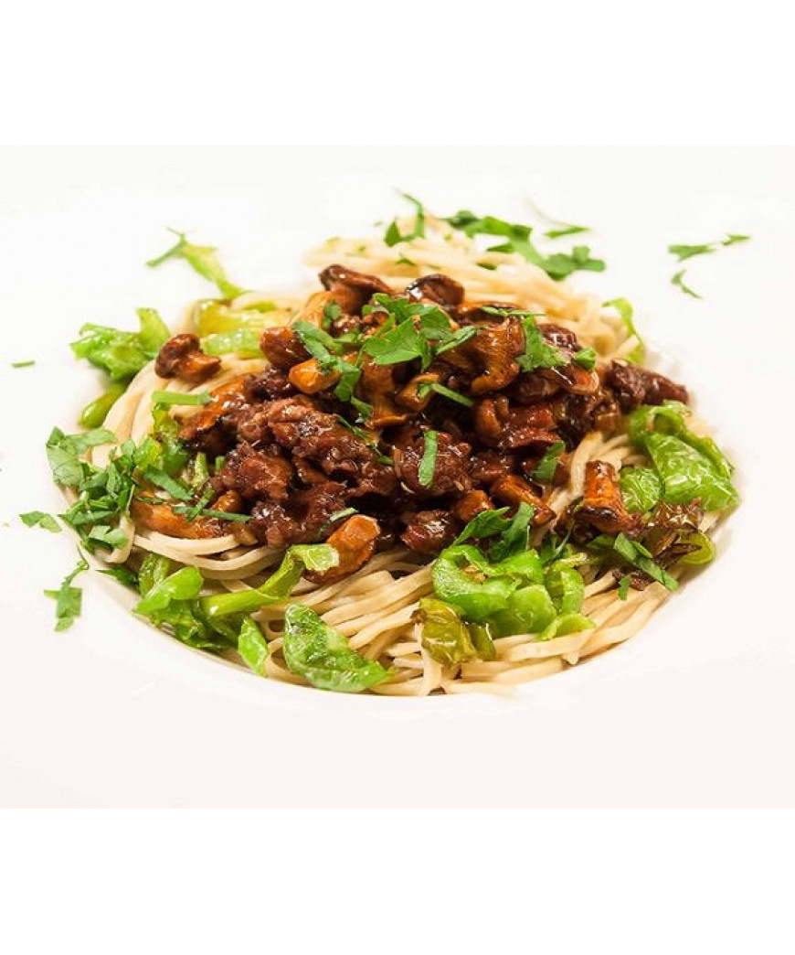 Taglierini ao molho de vinho branco